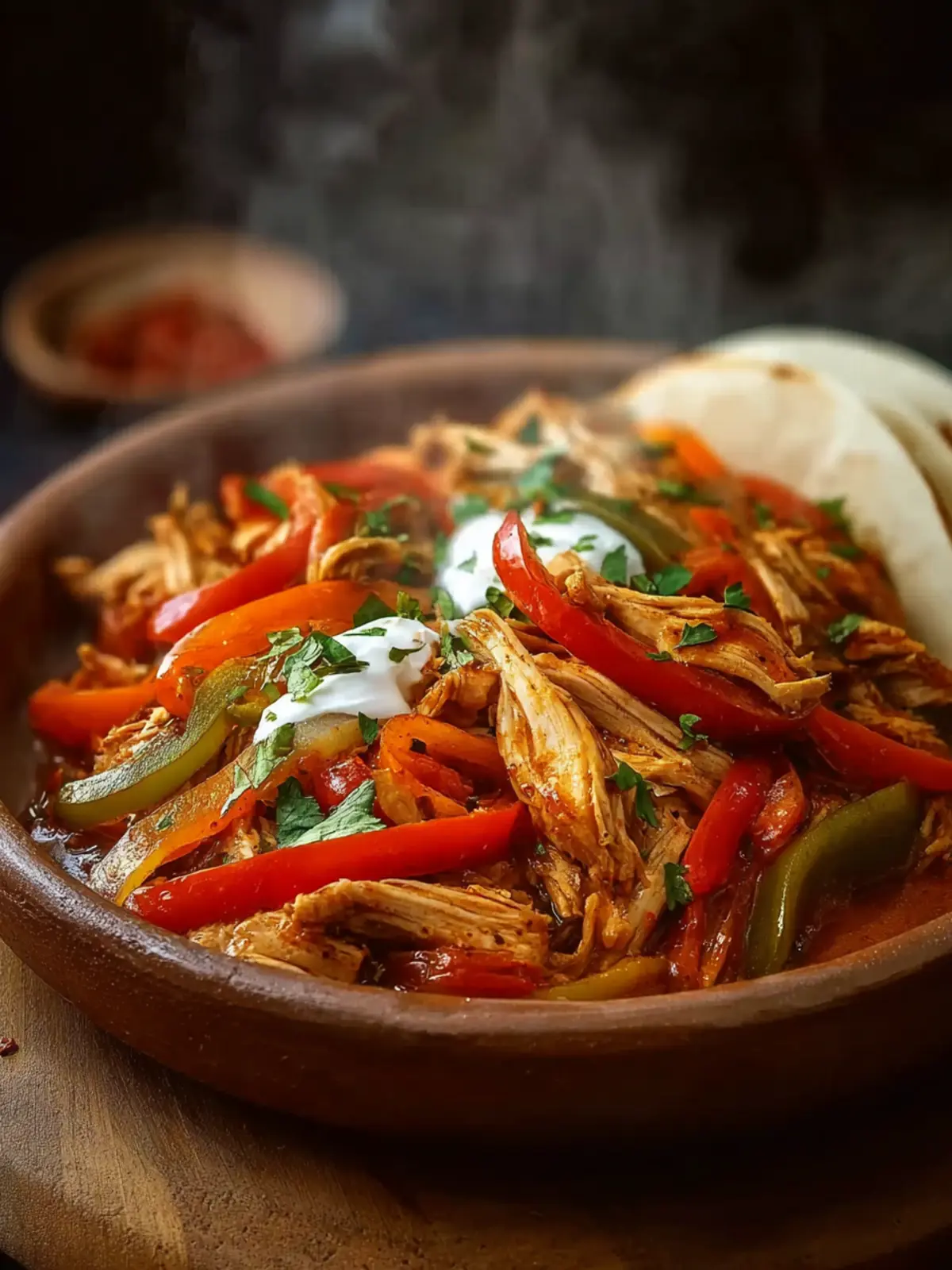 Chicken Fajitas Crockpot First Image