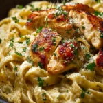 Creamy Chicken Garlic Parmesan Pasta First Image