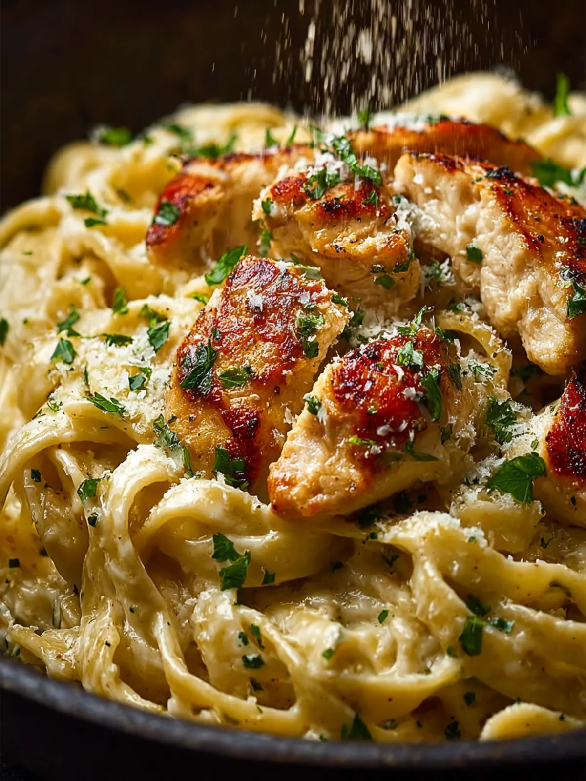 Creamy Chicken Garlic Parmesan Pasta First Image