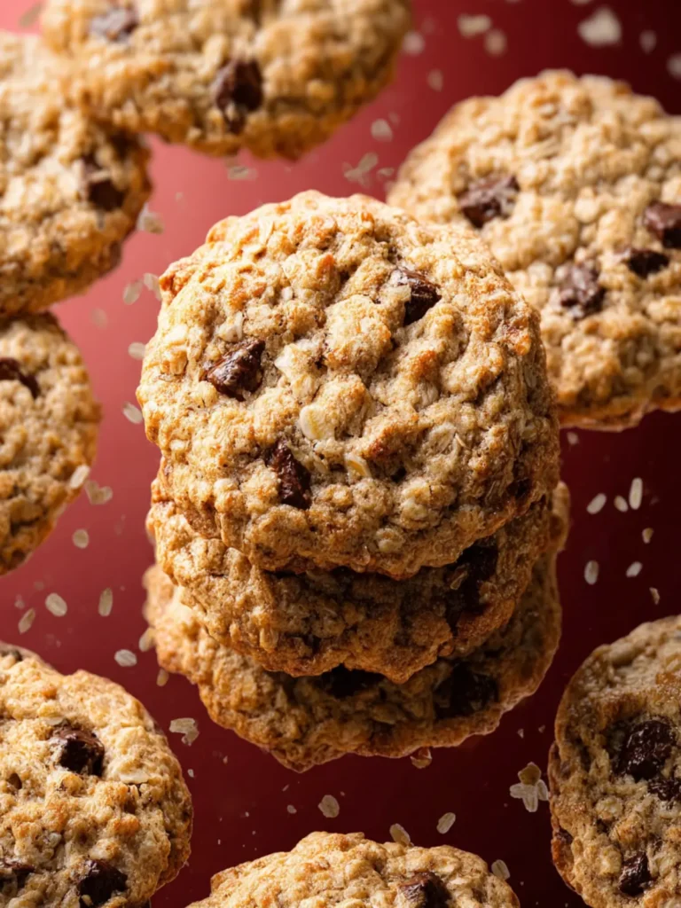 Crispy Chewy Oatmeal Cookies First Image