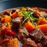 Crockpot Sweet Potato Beef Stew First Image