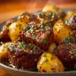 Garlic Steak Potatoes First Image