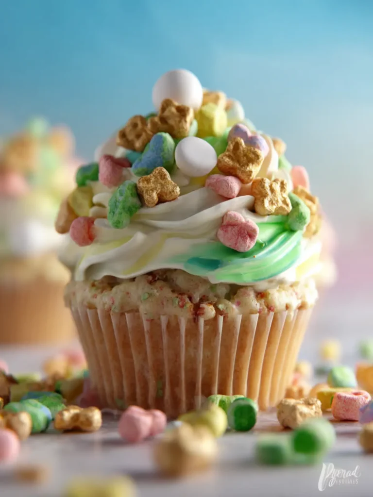 Lucky Charms Cupcakes First Image