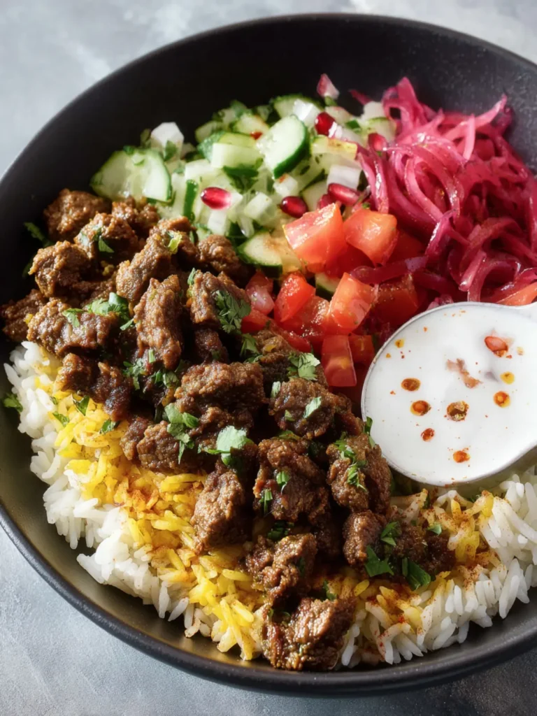 Middle Eastern Beef Bowl First Image