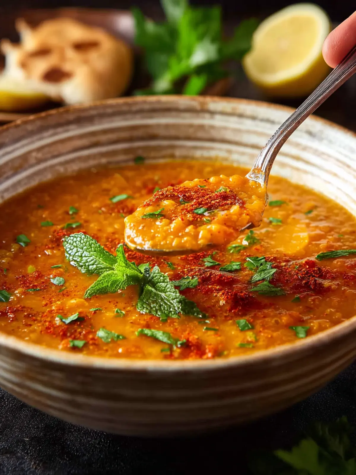 Moroccan Lentil Soup First Image