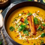 Spicy Parsnip and Sweet Potato Soup First Image