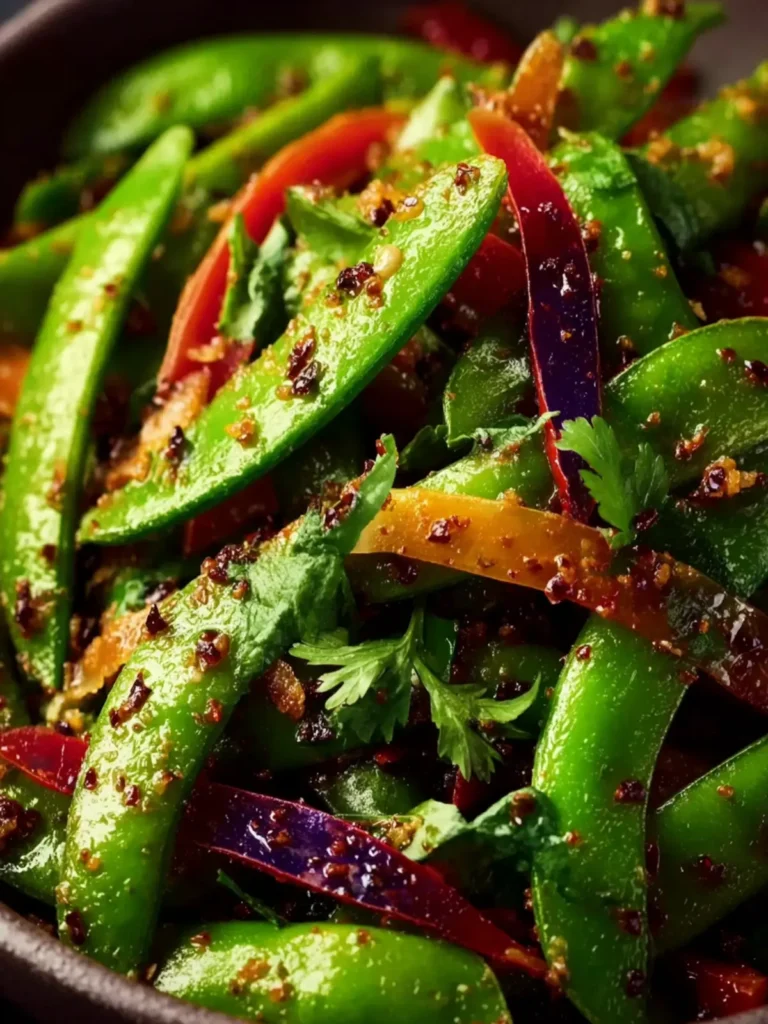Chili Crisp Snap Pea Salad First Image