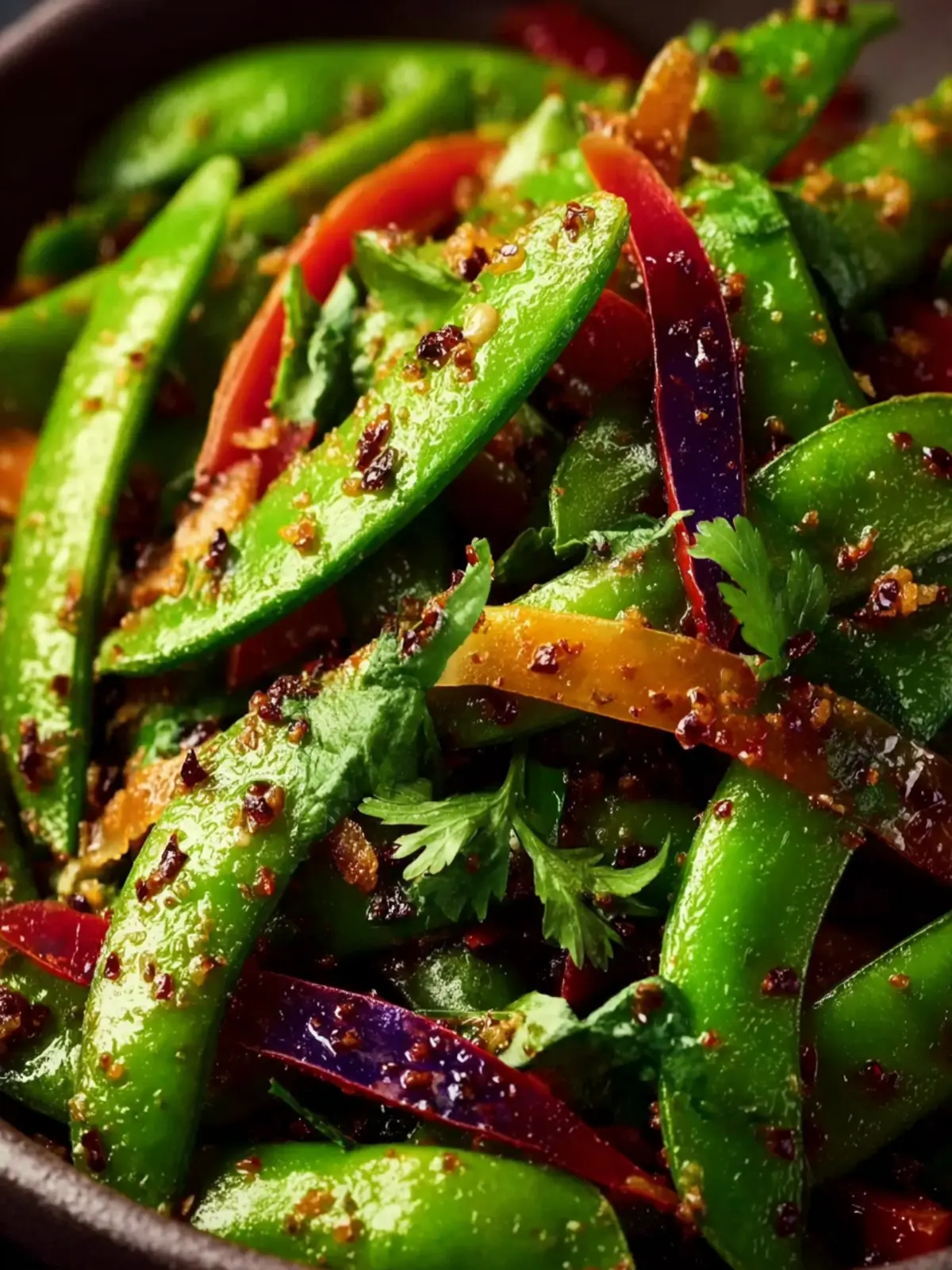 Chili Crisp Snap Pea Salad First Image