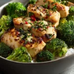 Garlic Chicken Broccoli Bowl First Image