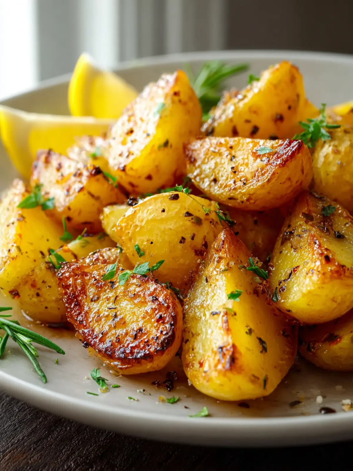 Greek Lemon Potatoes First Image