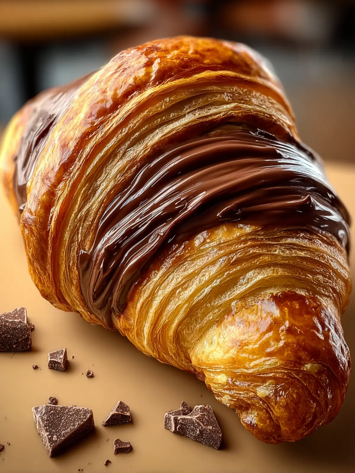 Chocolate Croissant Bliss: Indulgently Flaky and Decadent
