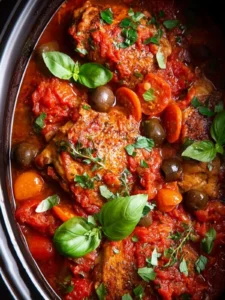 slow cooker chicken cacciatore First Image