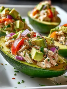 stuffed avocado chicken salad First Image