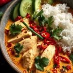 thai red curry chicken bowls First Image
